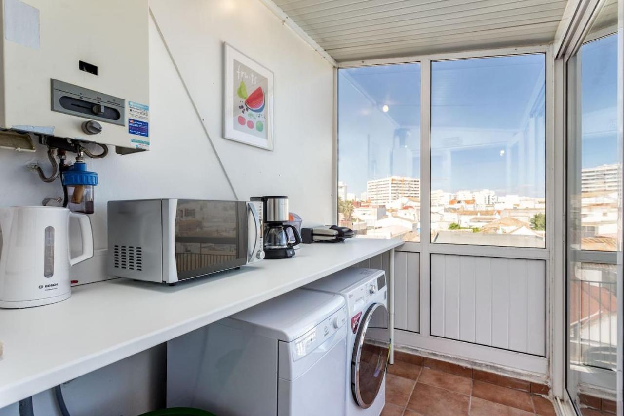 Marina Penthouse Faro Center Apartman Kültér fotó