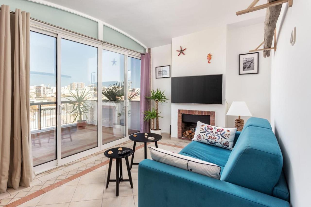 Marina Penthouse Faro Center Apartman Kültér fotó